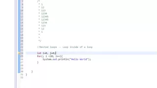 Beginners Java Lesson 10 Nested loops