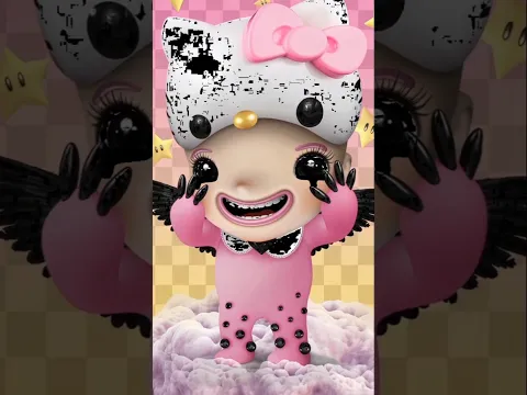 Cosplay kitty 😈 Do you like AI video? #hellokitty #demon #animation #aianimation #sanrio