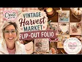 Vintage Harvest Market Flip-Out Folio Printable Digital Download