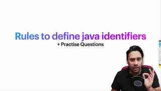 Java Identifiers - General rules for naming variables