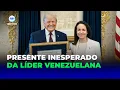 Lagu CORINA MACHADO DA VENEZUELA ENTREGA NOBEL DA PAZ A TRUMP
