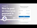 How to record an insurance payment in SimplePractice Learn Billing Workflows Behavioral Billing