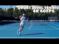 Sebastian Korda Smooth Hitting 2023 Court Level Practice 4K 60FPS