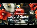Create Liquid Glass Glassmorphism Effects inside Elementor without Coding