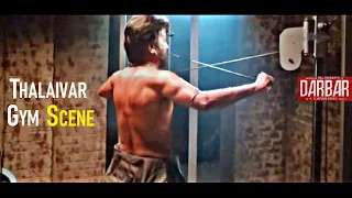 darbar scene gym workout darbar sneak peek rajini exercise review u0026 reaction