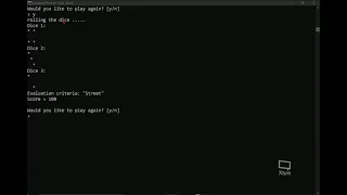 simple Dice game java