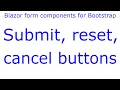 Submit reset cancel buttons - e20