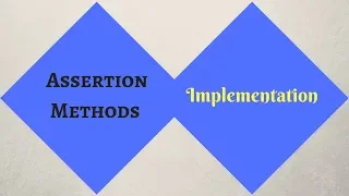Assertion Methods and its Implementation Part I Tutorial