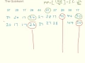 Decision Maths 1 - Quicksort
