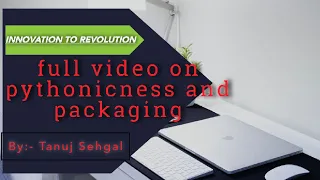 Full on Pythonicness and packaging for TO REVOLUTION