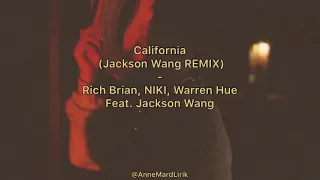 Download [INDOSUB] Rich Brian, NIKI, Warren Hue - California Remix ( feat. Jackson Wang ) Lirik Terjemahan MP3