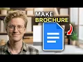 How to Make Brochure on Google Docs - Step by Step 2026