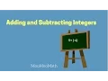 Adding and Subtracting Integers using Counters