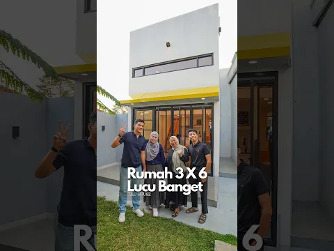 Rumah Lebar 3 Meter Lucu Desainnya!