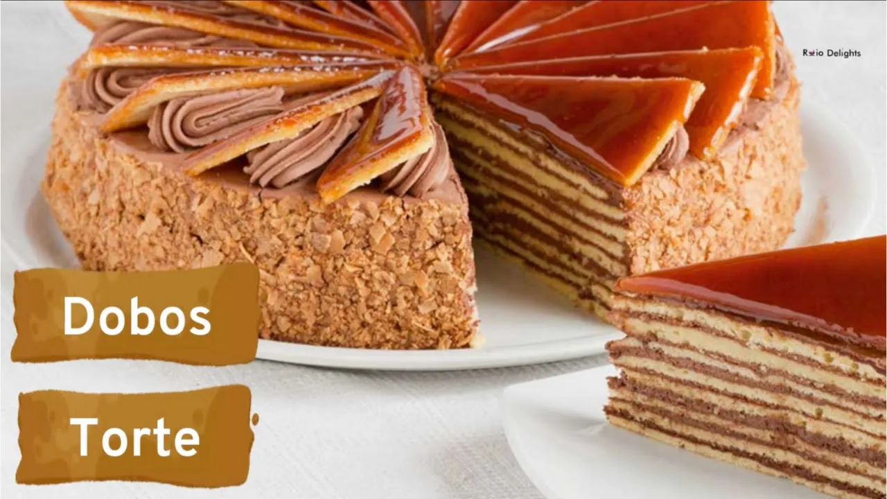 Dobos torte - Hungarian Chocolate Cake | Roio Delights
