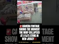camera footage shows the moment the roof collapsed at a BJ s store in Oakhurst New Jersey