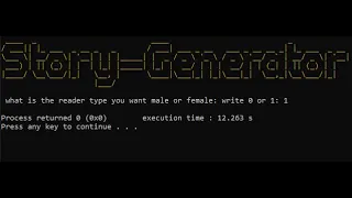 story generator in python