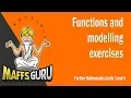 Functions and modelling exercises Methods 1 and 2 Year 11 Maths MaffsGuru