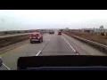 Tailgater gets brake checked and then crashes