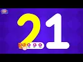 Number 21 twenty one kids learning