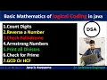 Basic Mathematics of logical Coding in java by javaisawesome