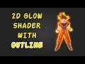 How to make Simple 2D Glow with Outline in Unity - 2D Shader Graph