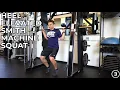 Heel Elevated Smith Machine Squat