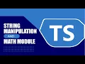 String Manipulation Math Methods in TypeScript