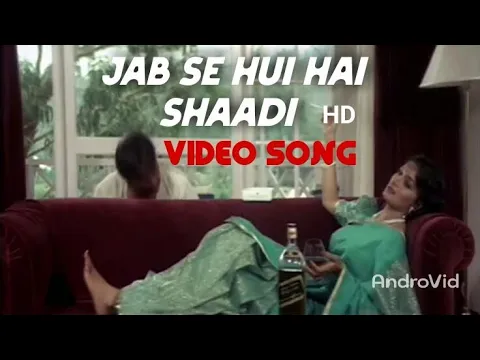 Download MP3 Jab Se Hui Hai Shaadi | Thanedaar 1990 Songs | Amit Kumar | Sanjay Dutt \u0026 Madhuri Dixit