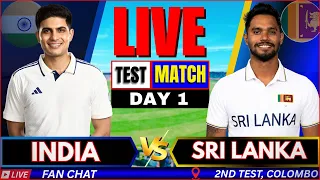 🔴Live: India vs Sri Lanka,2ND Test Day 1 | Live test match Today | IND vs SL Live | Watchalong