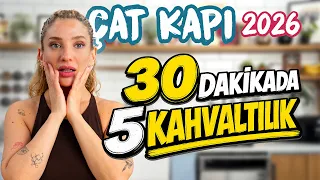 30 Dakikada Tam 5 Çeşit Kahvaltılık Yapman Lazım! Ne Yaparsın? | Çat Kapı 2026