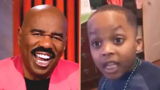 Little Boy Goes VIRAL Over Nana’s GROSS Kisses! 💋🤢👵🏽 I Steve Harvey