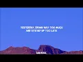 @HenryMoodie  - drunk text (Lyrics)