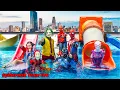 Tim Spiderman Bertemu Tim Joker di Kolam Renang - Spiderman Team IDN