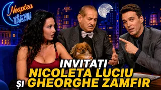 Nicoleta Luciu și Gheorghe Zamfir  la Noaptea Târziu cu Mircea Badea