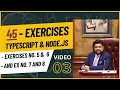 Assignment of 45 Exercises with TypeScript Node js Governor Sindh IT Course IT Program