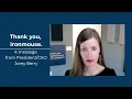Thank you Ironmouse A message from Jorey Berry of the Immune Deficiency Foundation
