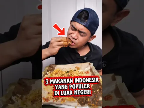 3 MAKANAN INDONESIA YANG POPULER DI LUAR NEGERI ❗#shorts #shortvideo