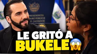 Bukele da una PALIZA a PERIODISTA que lo DESAFÍA en plena conferencia