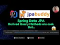 How to use Spring Data JPA Derived Query Methods