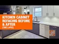 Kitchen Cabinet Refacing Before After The Home Depot Canada