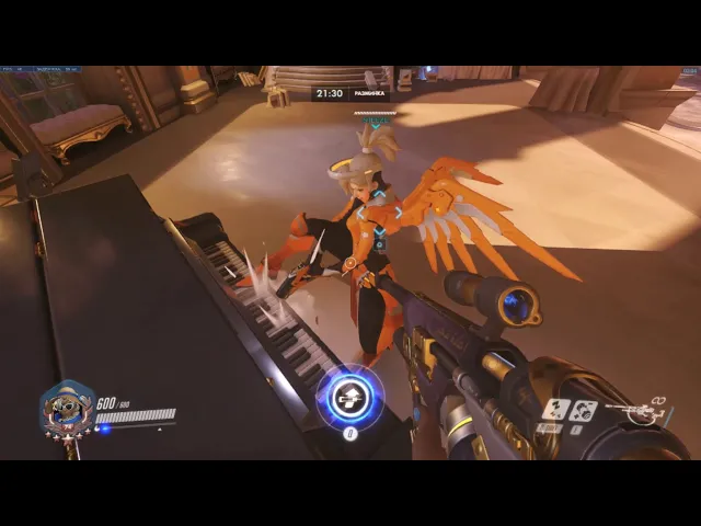 Overwatch Korobeiniki on piano // Paris new map