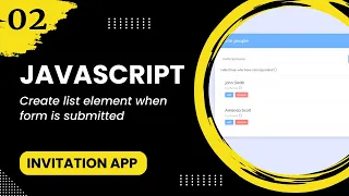 JavaScript - Create list element when form is submitted