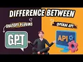 ChatGPT Plugins vs OpenAI API Explained for Beginners Devs