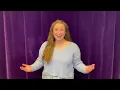 Francesca Muffoletto - Disney Nemo 16 Bars Audition