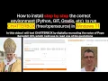 How to install the correct environment for CHATTERBOX i e Python GIT Gradio etc in WINDOWS 11