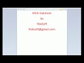 VB NET In Urdu 46 - How to use With Statement in Visual Basic
