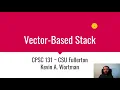 Vector-Based Stack