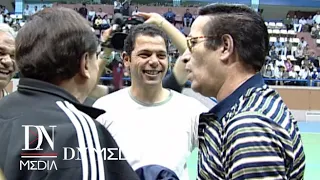 اخر لقاء لفرقه مدرسه المشاغبين جمع عادل امام وسعيد صالح ويونس شلبي  اخر لقاء لفرقه مدرسه المشاغبين جمع عادل امام وسعيد صالح ويونس شلبي