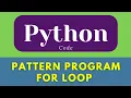 python alphabet pattern python programming syllabus Code - With